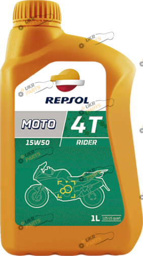 Моторное масло Repsol MOTO RIDER 4T 15W-50 1 л (RP165M51)