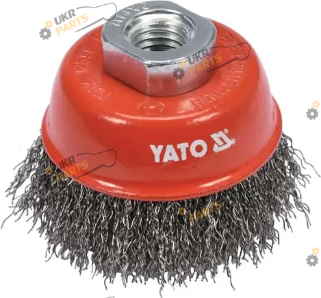 Щетка чашечная Yato для УШМ, Ø=100 мм, резьба М14 (YT-47658)