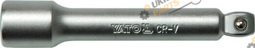 Удлинитель с фиксацией Yato квадрат 1/4 дюйма 76 мм (YT-1434)
