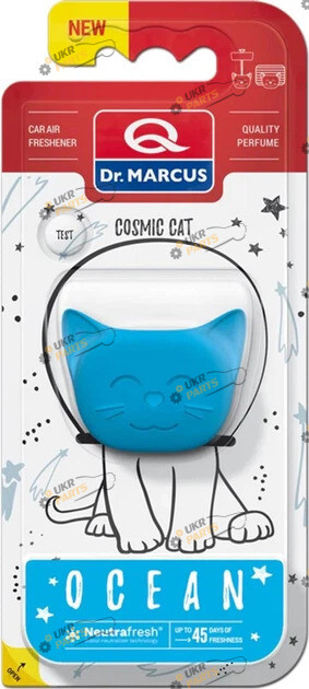 Ароматизатор DrMarkus Cosmic Cat | Океан (Ароматизатор сухий Dr.MARCUS COSMIC CAT океан)