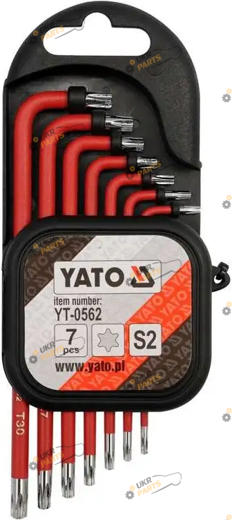 Набор шестигранников Yato TORX Т9-Т30 7 шт (YT-0562)