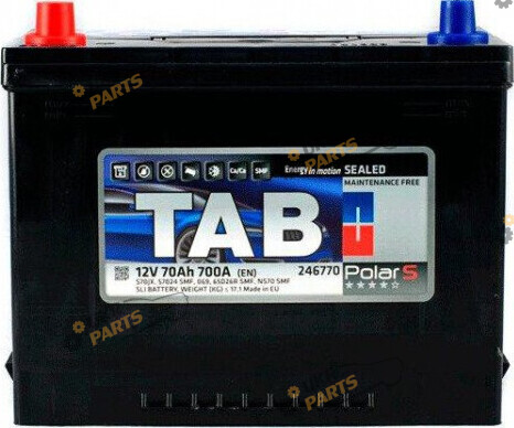 Автомобильный аккумулятор TAB Polar S Japan 70 Ач (TPSJ70-1S)