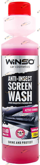 Жидкость омывателя концентрат летняя Winso Anti-Insect Screen Wash Bubble Gum 0.25 л (825001)