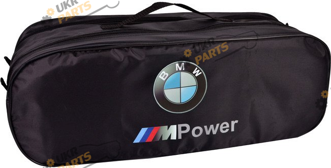 Сумка органайзер Poputchik BMW M-Power чорна розмір 50 х 18 х 18 см 16 л (03-017-2Д)