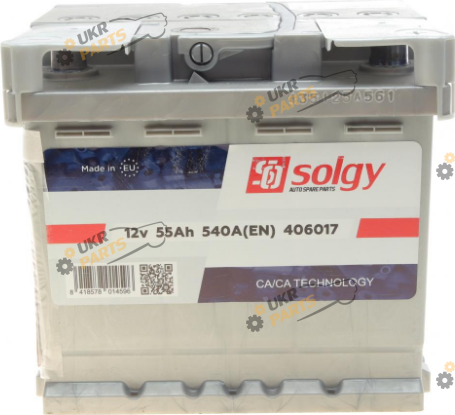 Автомобильный аккумулятор Solgy 55 Ач (406017)