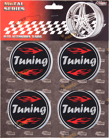 Эмблема на колпак SJS Ø 60мм (4 шт.) TUNING (45918)