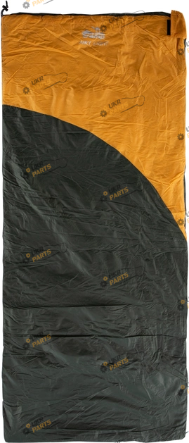 Спальный мешок кемпинговый Tramp Airy Light ковдра з капюш правий yellow/grey 190/80 (UTRS-056-R)