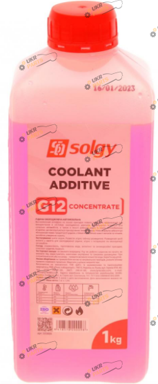 Концентрат антифриза Solgy G12 красный 1 л (503009)