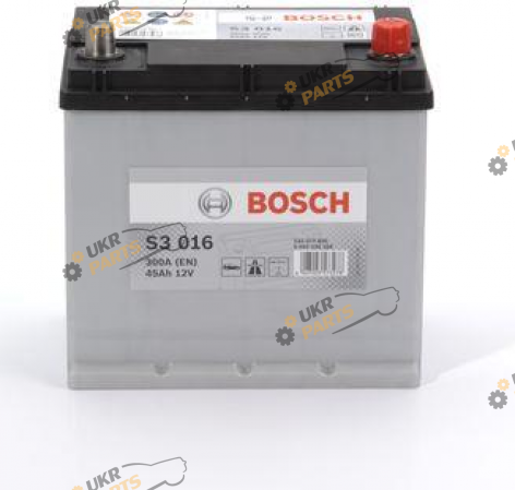 Автомобильный аккумулятор Bosch S3 (S3 016) 45 Ач (0 092 S30 160)