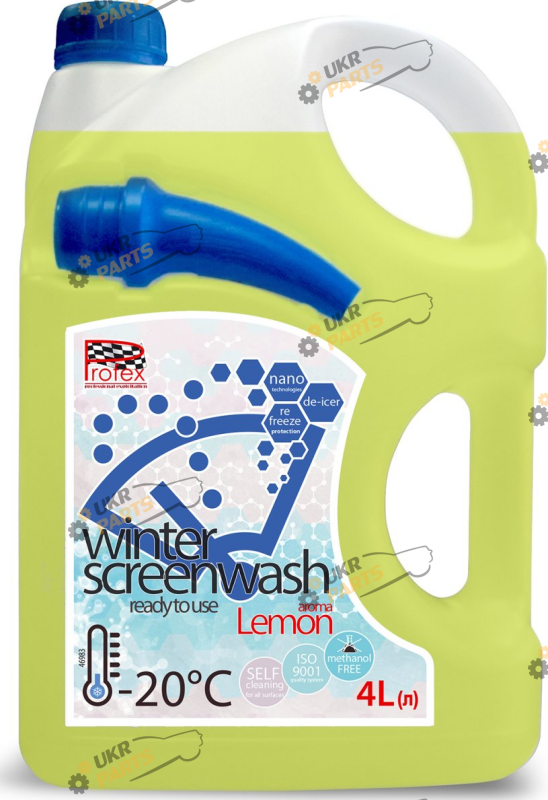 Жидкость омывателя готовая зимняя Profex Lemon -20 °C 4 л (PR7019FX)