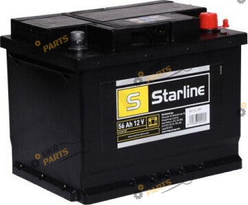 Автомобильный аккумулятор Starline 480 En, R+ 56 Ач (BA SL 55P)
