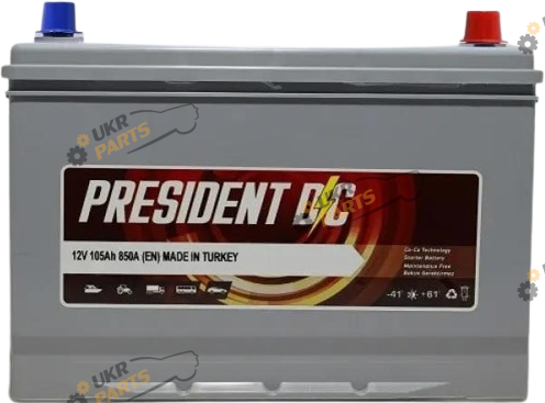 Автомобильный аккумулятор X-FORCE JP 6CT-105Aз 850A R SMF 105 Ач (X115D31FL)