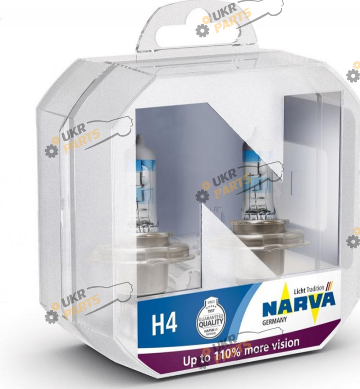 Галогеновая лампа Narva RANGE POWER H4 2 шт (48061)