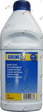 Тормозная жидкость Girling DOT 4 1 л (4204401)