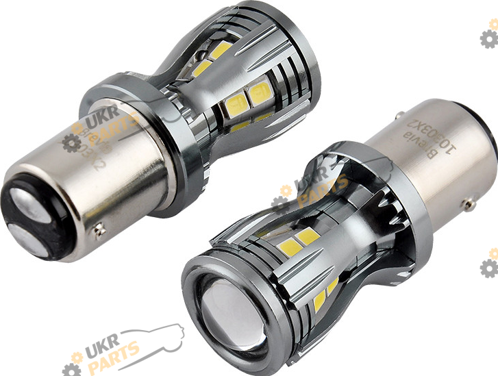 LED лампа Brevia PowerPro 350Lm. CANbus, 2шт. (20/200) BAY15d (10303X2)