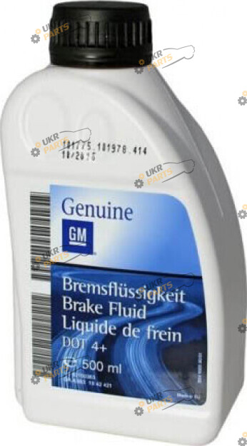 Тормозная жидкость General Motors DOT 4 BRAKE FLUID 0.5 л (93160363)