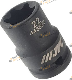Головка ударная Torx E JTC квадрат 1/2