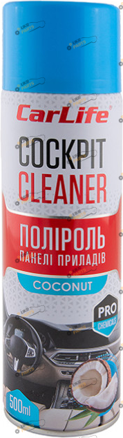 Полироль для торпеды Carlife Cockpit Cleaner Кокос 0.5 л (CF509)