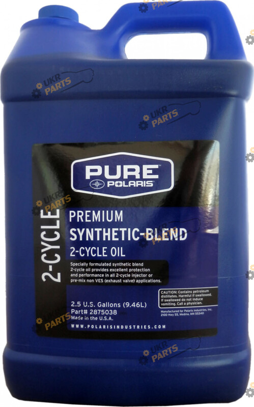 Моторное масло Polaris Premium Synthetic-Blend 2-Cycle Engine Oil 9.46 л (2875038)