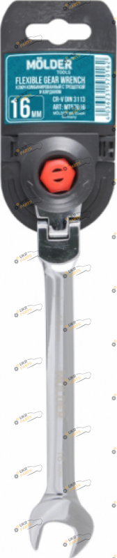 Ключ комбинированный MOLDER с трещеткой 16 мм (MT57016)