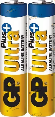 Щелочная батарейка GP Ultra + 1.5V 24AUPHM-2S2 ААA 2 шт. (4891199103681)