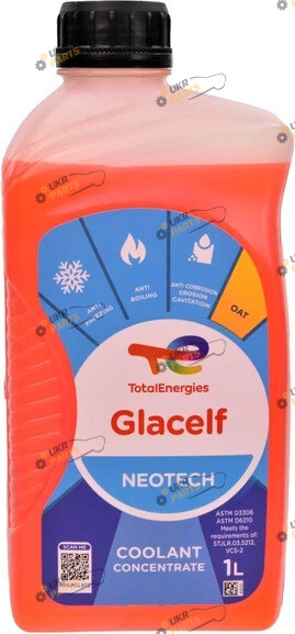 Концентрат антифриза Total GLACELF NEOTECH оранжевый 1 л (GLAC NEO 1L)