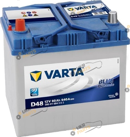 Автомобильный аккумулятор Varta BLUE DYNAMIC (D48) 540 А 60 Ач (560411054)