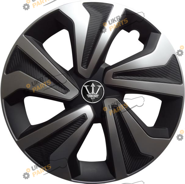 Комплект колпаков Carface EVO KANGO black-silver R14 универсальные (DO CFWK-1SL-14)