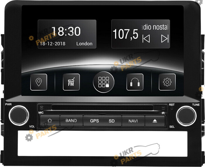 Штатная автомагнитола Gazer CM6009-J200N Toyota (27405)