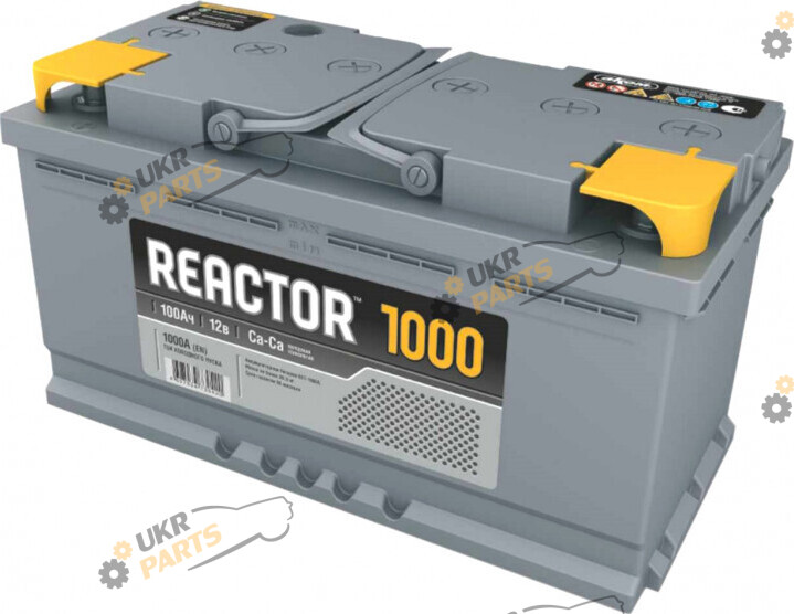 Автомобильный аккумулятор Reactor 6СТ-100 Euro 1000 А 100 Ач (600 52 02)