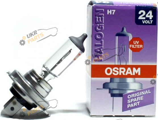 Галогеновая лампа Osram 70W 24V PX26D 10X10X1 H7 1 шт (64215FS)