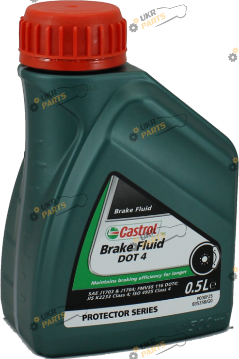 Тормозная жидкость Castrol DOT 4 BRAKE FLUID 0.5 л (15036C)