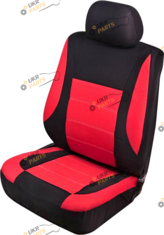 Чехлы для сидений Vitol Polyester черно-красные (VSC-191056P-6 BK/RD)