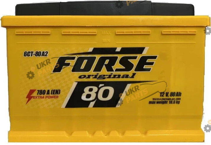 Автомобильный аккумулятор Force 80 Ач (5801111209)