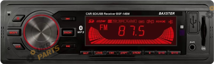 Бездисковая автомагнитола Baxster BSF-145 Multicolor (34468)
