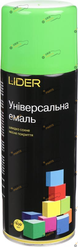 Аэрозольная краска LIDER 6018 салатовый 400 мл (6018-400 салатный)