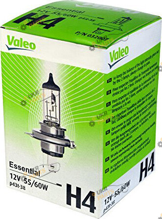 Галогеновая лампа Valeo ESSENTIAL H4 1 шт (032007)