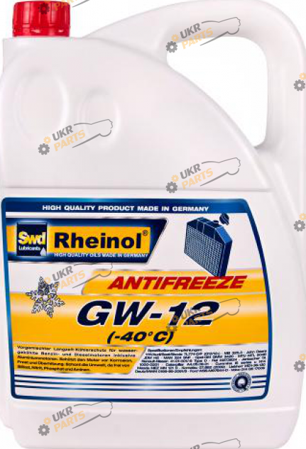 Антифриз Rheinol G12 красный 5 л (GW12-40°C 5L/39140,580)