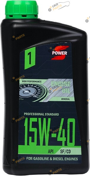 Моторное масло S-power Standart 15W-40 1 л (SP15W401LCAN)