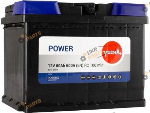 Автомобильный аккумулятор Vesna Power (1) 60 Ач (415 162)