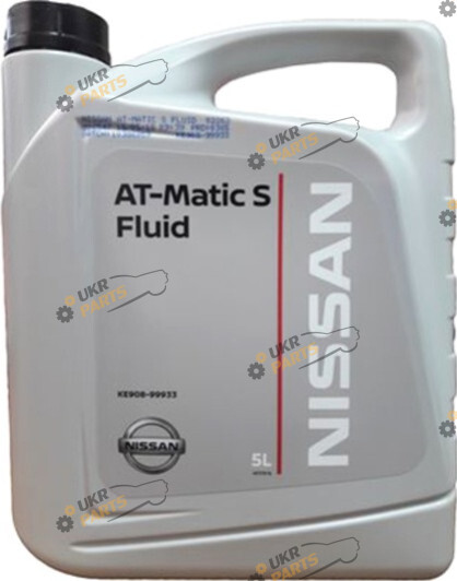 Масло трансмиссионное Nissan ATF Matic Fluid S 5 л (KE90899933)