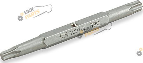 Бита Toptul T25xT30 1/4 двухстороняя (FKCA2530)
