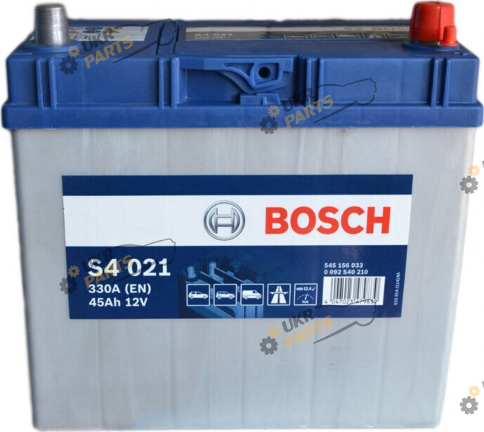 Автомобильный аккумулятор Bosch (-/+) ASIA Евро S4021 45 Ач (0092S40210)