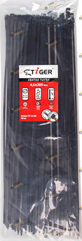 Набор стяжек TCT 100 штук 4.6х385 (ТСТ W4.6 х 385)