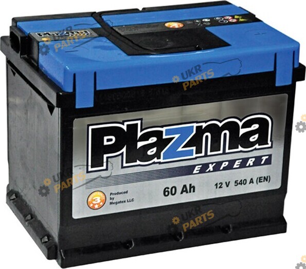 Автомобильный аккумулятор Plazma Expert 6СТ-60 Euro 540 А 60 Ач (560 63 04)