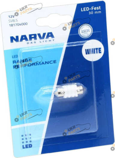 LED лампа Narva Range Performance C5W 0,8W SV8,5 0.8 Вт (181704000)
