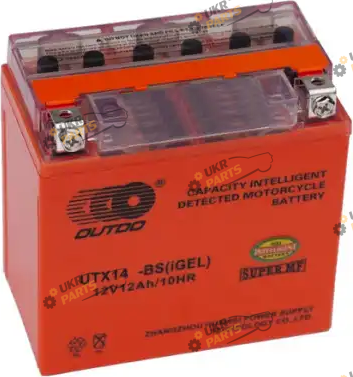 Мотоциклетный аккумулятор Outdo 14 Ач (UTX14-BS GEL)