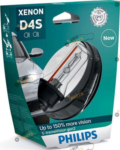 лампа Ксенон Philips X-tremeVision gen2 +150% more vision P32d-5 D4S (37719433)