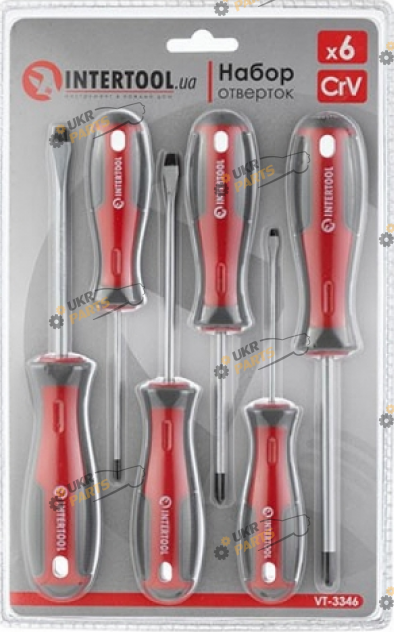 Отвертка с насадками Intertool 6 шт (VT-3346)