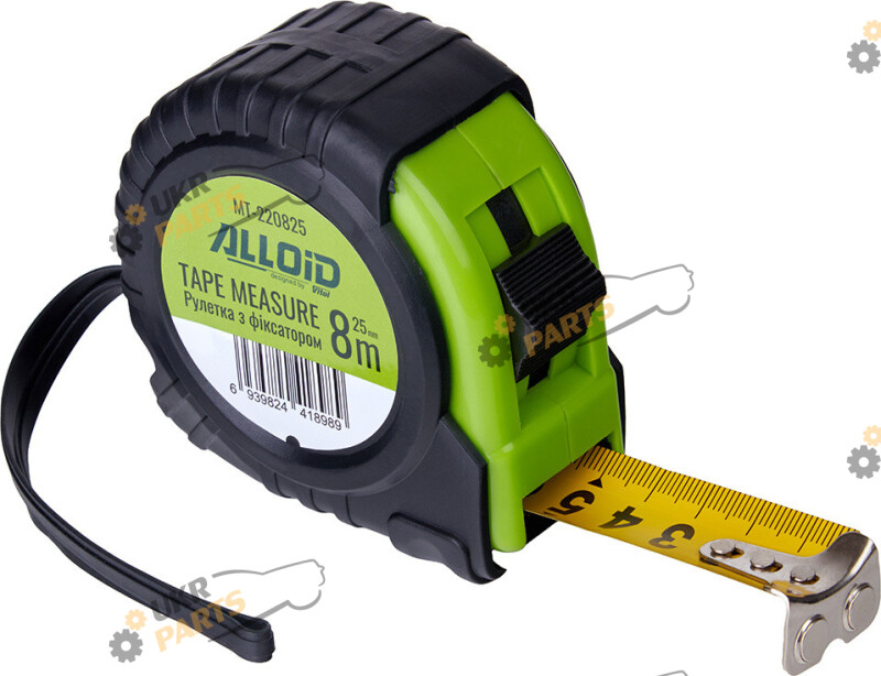 Рулетка Alloid з фіксатором mt-220825 8м (mt-220825)